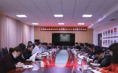 惠眾財金集團(tuán)2020年總結(jié)暨2021年計劃分析工作會議