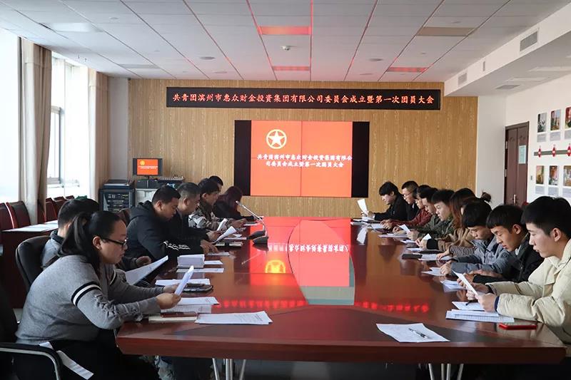 濱州市惠眾財(cái)金投資集團(tuán)有限公司團(tuán)委成立大會(huì)勝利召開(圖1)